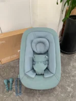 Ghế rung Cybex Lemo màu stone blue còn BH 1/6/2027 (size:sơ sinh/9kg) - Ảnh 10