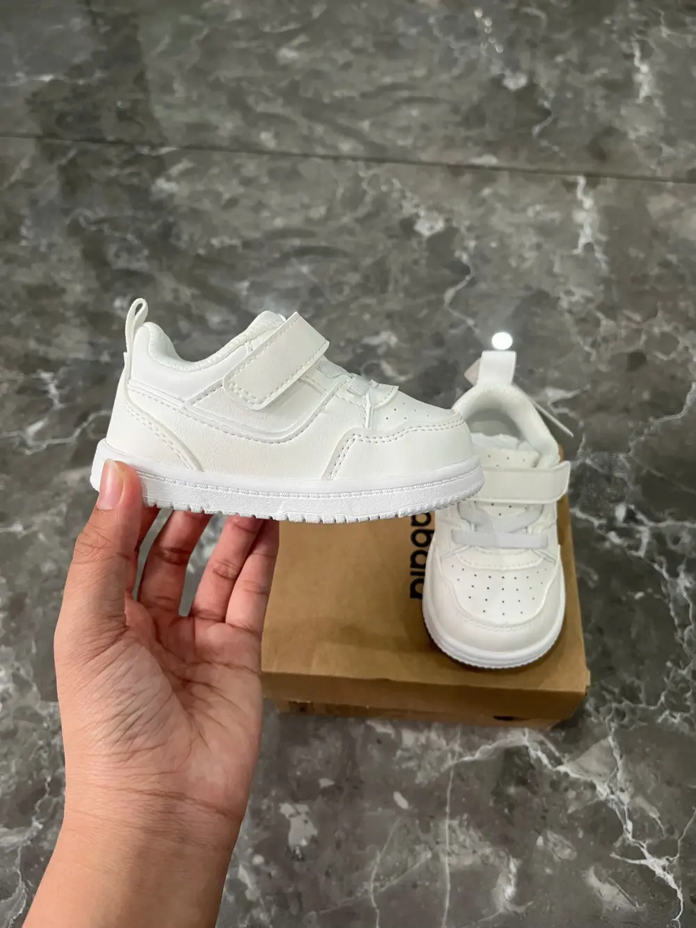 Giày thể thao balabala màu trắng( full box) size 18 11,5cm - Ảnh 3