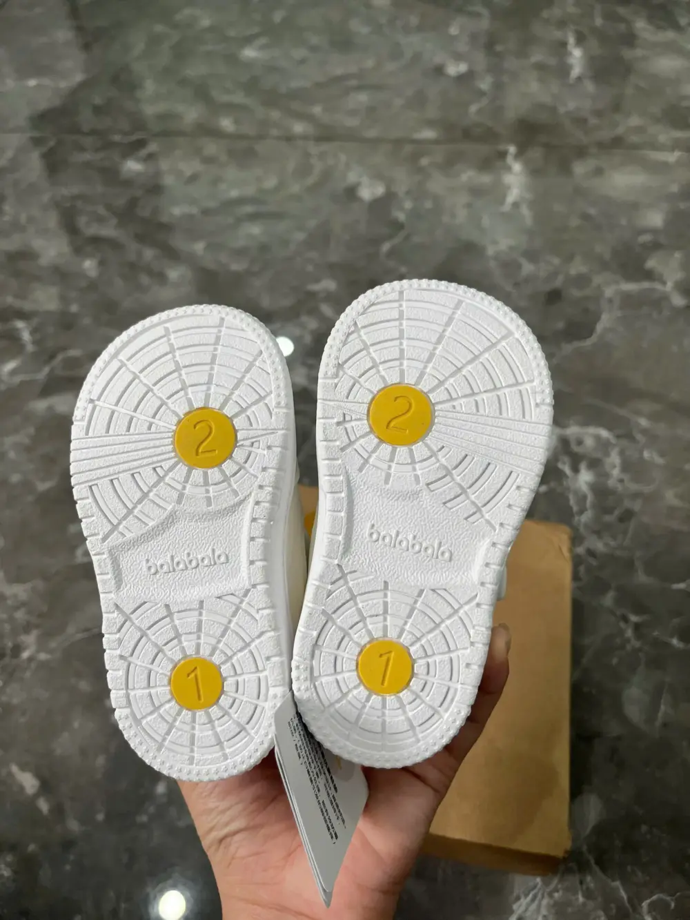 Giày thể thao balabala màu trắng( full box) size 18 11,5cm - Ảnh 10