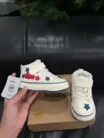 Giày thể thao balabala ngôi sao lót lông ( full box) 12cm size 19 - Ảnh 3