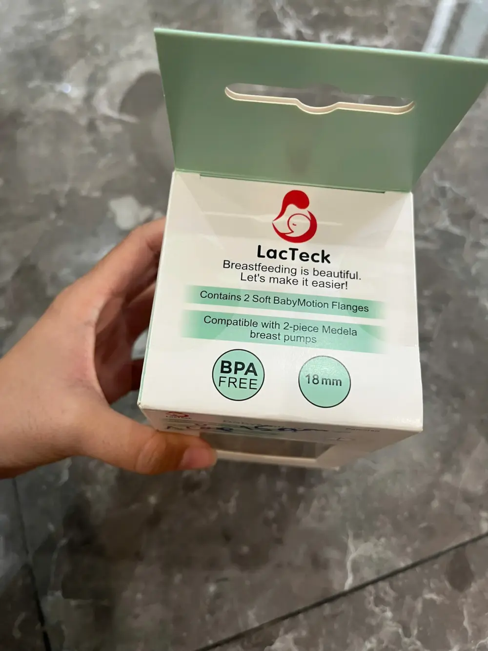 Phễu hút sữa silicon Lacteck 15mm ( full box) - Ảnh 7