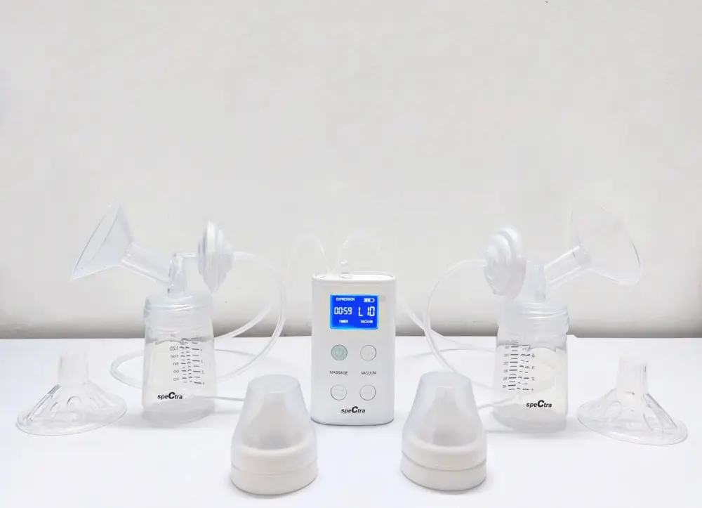 Máy hút sữa điện đôi Spectra ( no box) tặng kèm phụ kiện - Ảnh 12