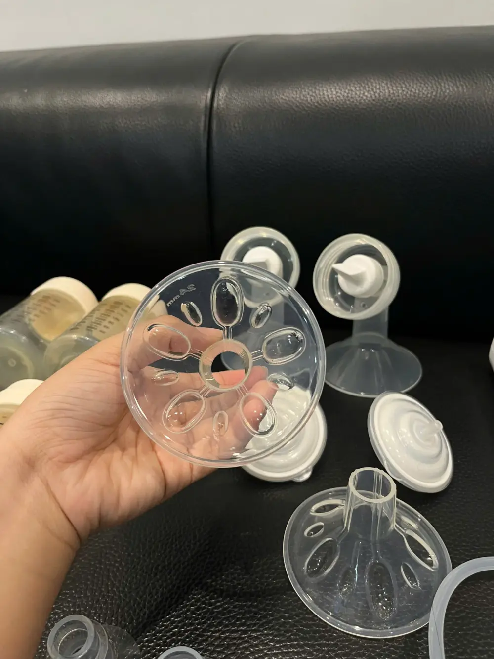 Máy hút sữa điện đôi Spectra ( no box) tặng kèm phụ kiện - Ảnh 20