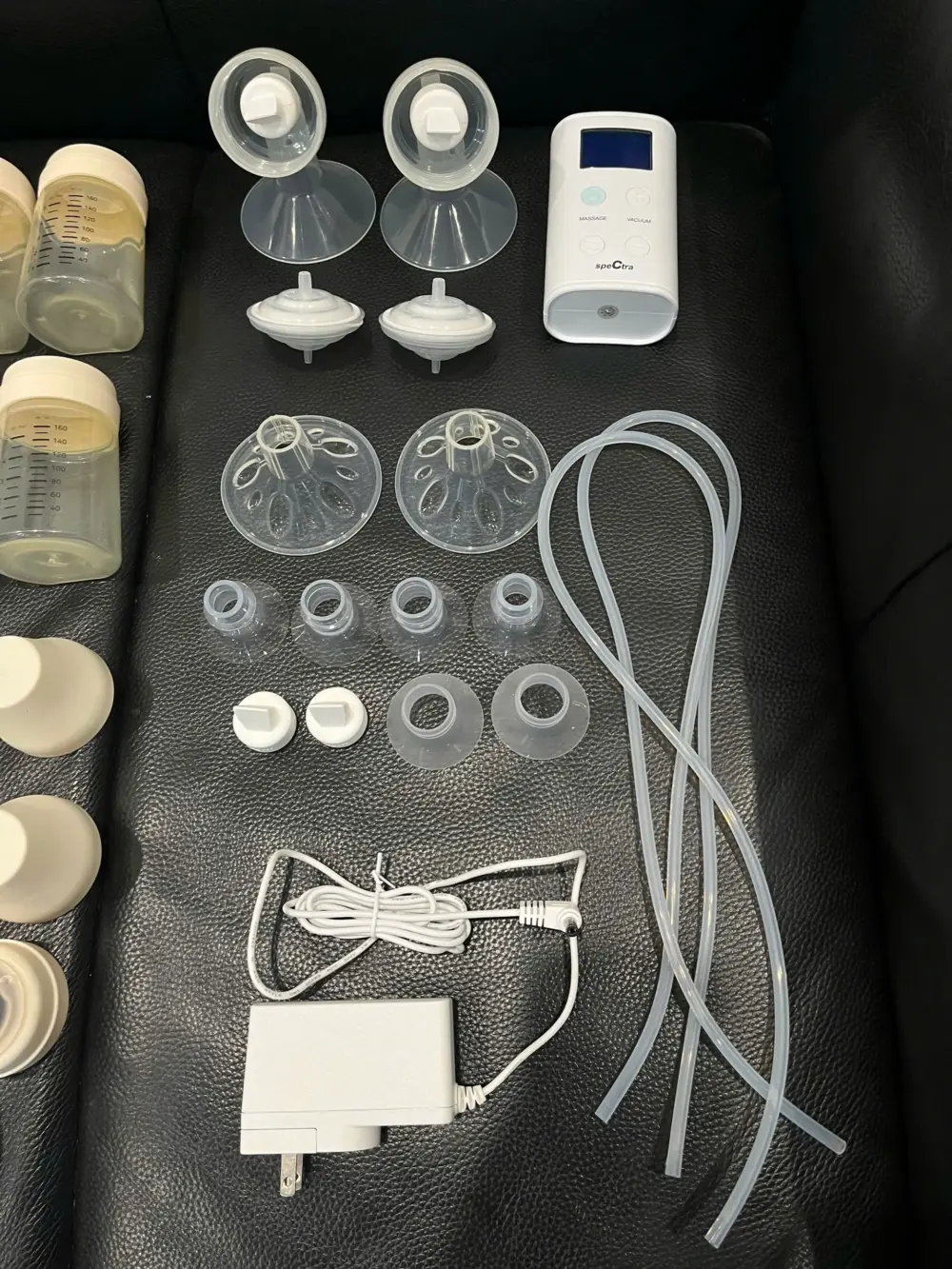 Máy hút sữa điện đôi Spectra ( no box) tặng kèm phụ kiện - Ảnh 21