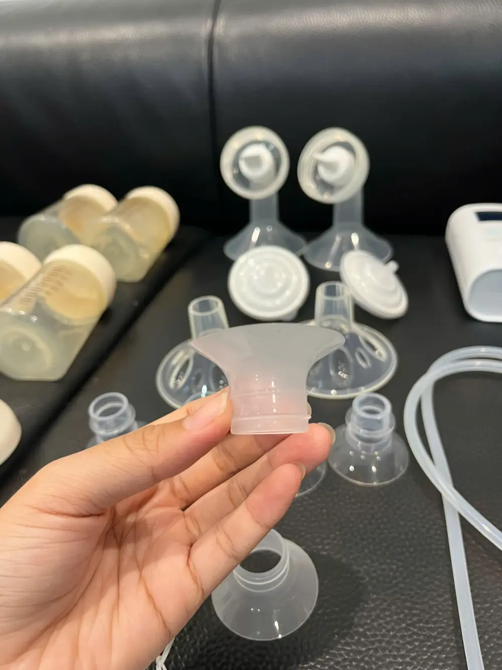 Máy hút sữa điện đôi Spectra ( no box) tặng kèm phụ kiện - Ảnh 23