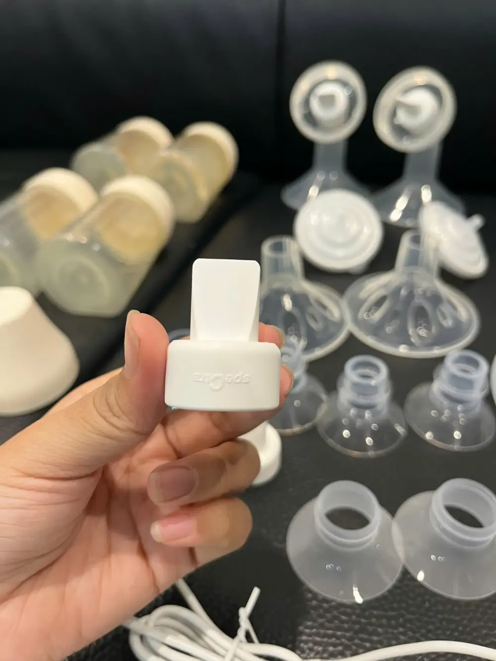 Máy hút sữa điện đôi Spectra ( no box) tặng kèm phụ kiện - Ảnh 26