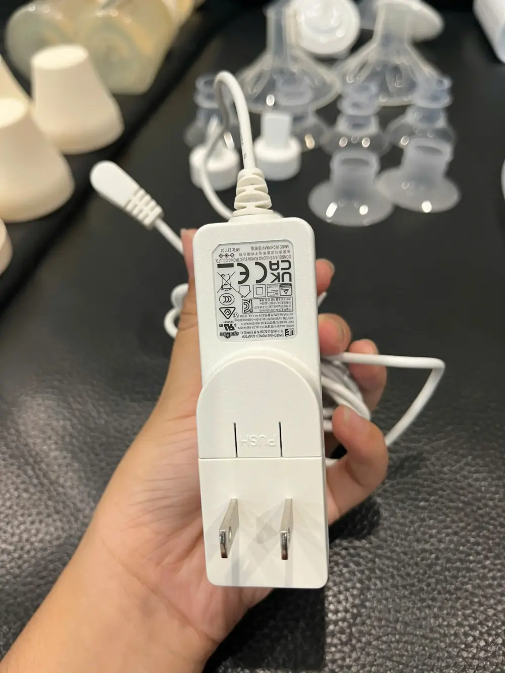 Máy hút sữa điện đôi Spectra ( no box) tặng kèm phụ kiện - Ảnh 6