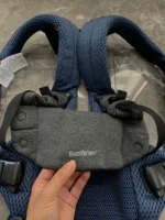 Địu em bé BabyBjorn Baby Carrier Harmony màu xanh ( no box) sơ sinh đến 3 tuổi/ 3kg2 đến 15kg - Ảnh 20