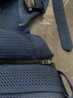 Địu em bé BabyBjorn Baby Carrier Harmony màu xanh ( no box) sơ sinh đến 3 tuổi/ 3kg2 đến 15kg - Ảnh 3