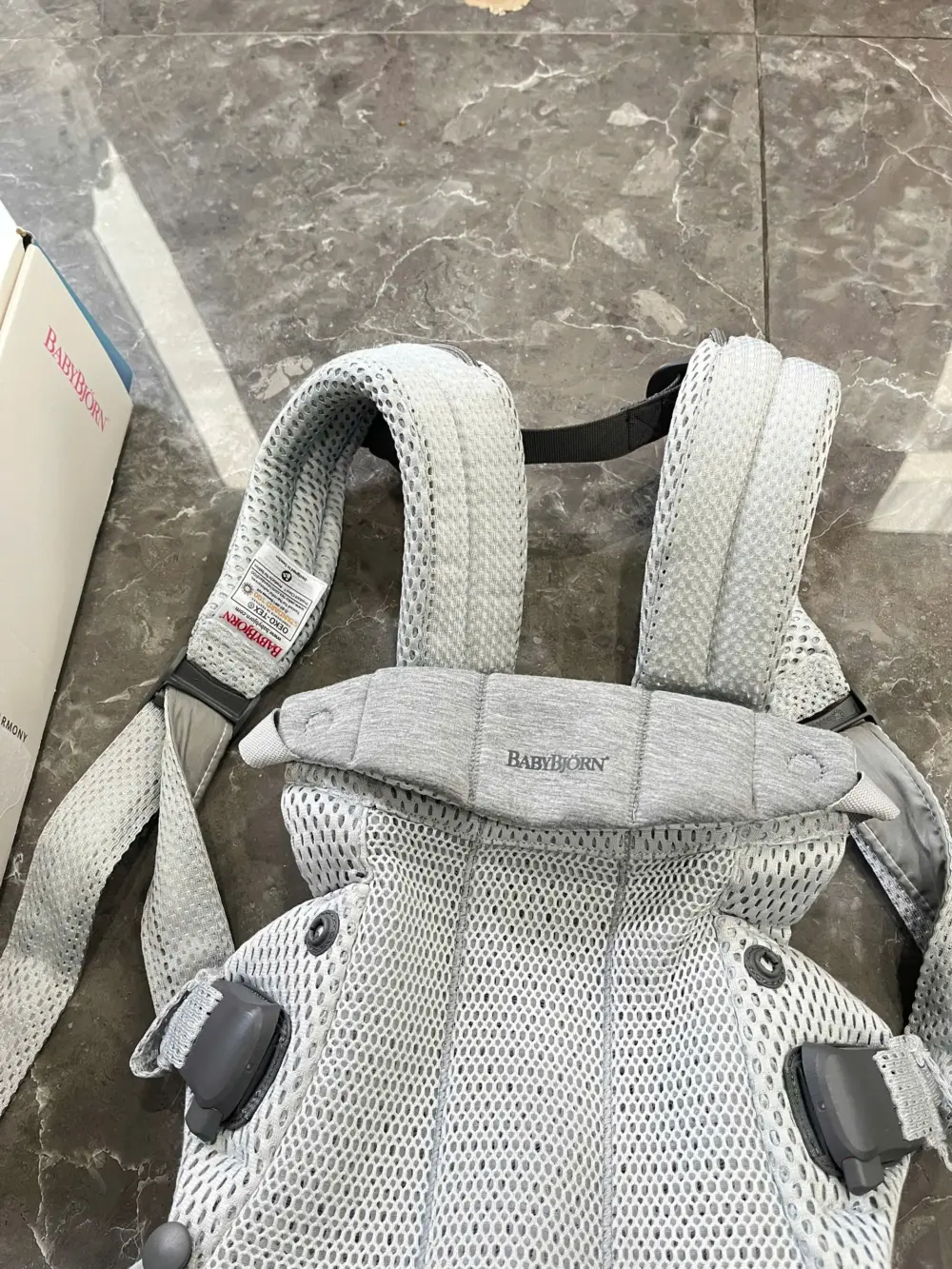 Địu lưới 3D BABYBJORN ™ Xám bạc Harmony ( full box) - Ảnh 17