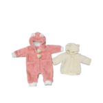 Set bodysuit và áo lông mùa đông mix brand H&M, Mon Kids baby (Size: 0/3m)
