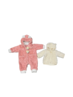 Set bodysuit và áo lông mùa đông mix brand H&M, Mon Kids baby (Size: 0/3m)