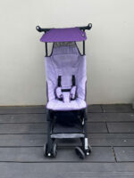 Xe đẩy gấp gọn GB Pockit Air All Terrain màu tím (kèm balo đựng xe) - Ảnh 2