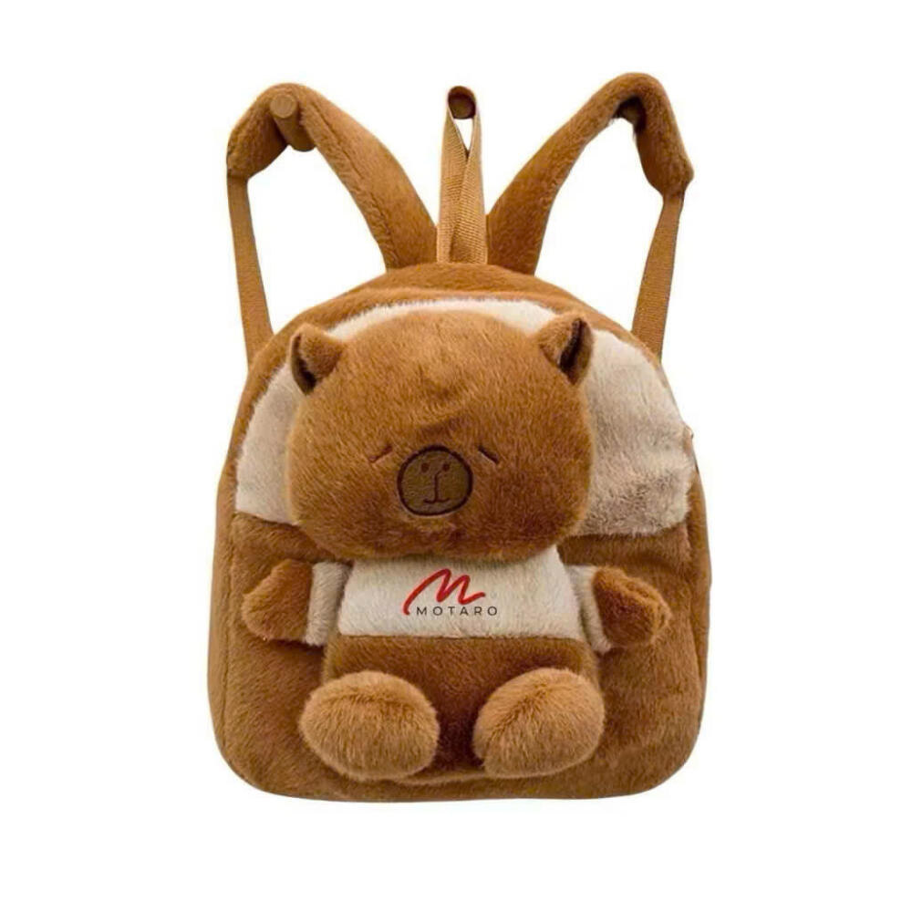 Balo capybara mini màu nâu - Ảnh 1
