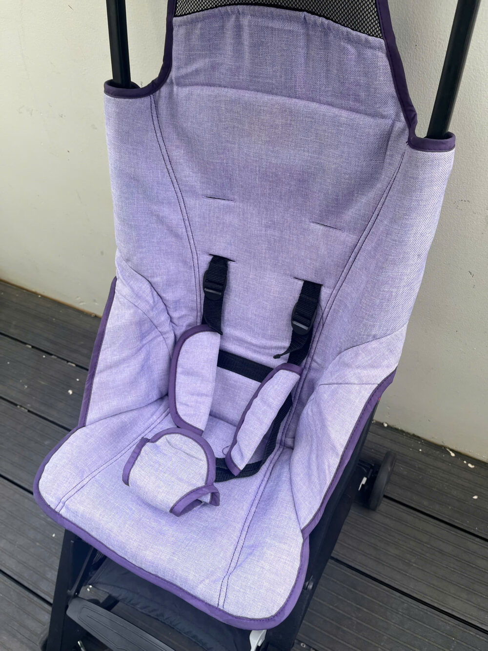 Xe đẩy gấp gọn GB Pockit Air All Terrain màu tím (kèm balo đựng xe) - Ảnh 4