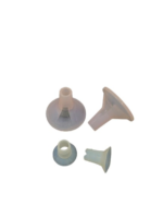 Phễu hút sữa silicone MiniPum màu hồng nhạt kèm phễu hạ size Mama's Choice size 19mm ( như mới,19mm)