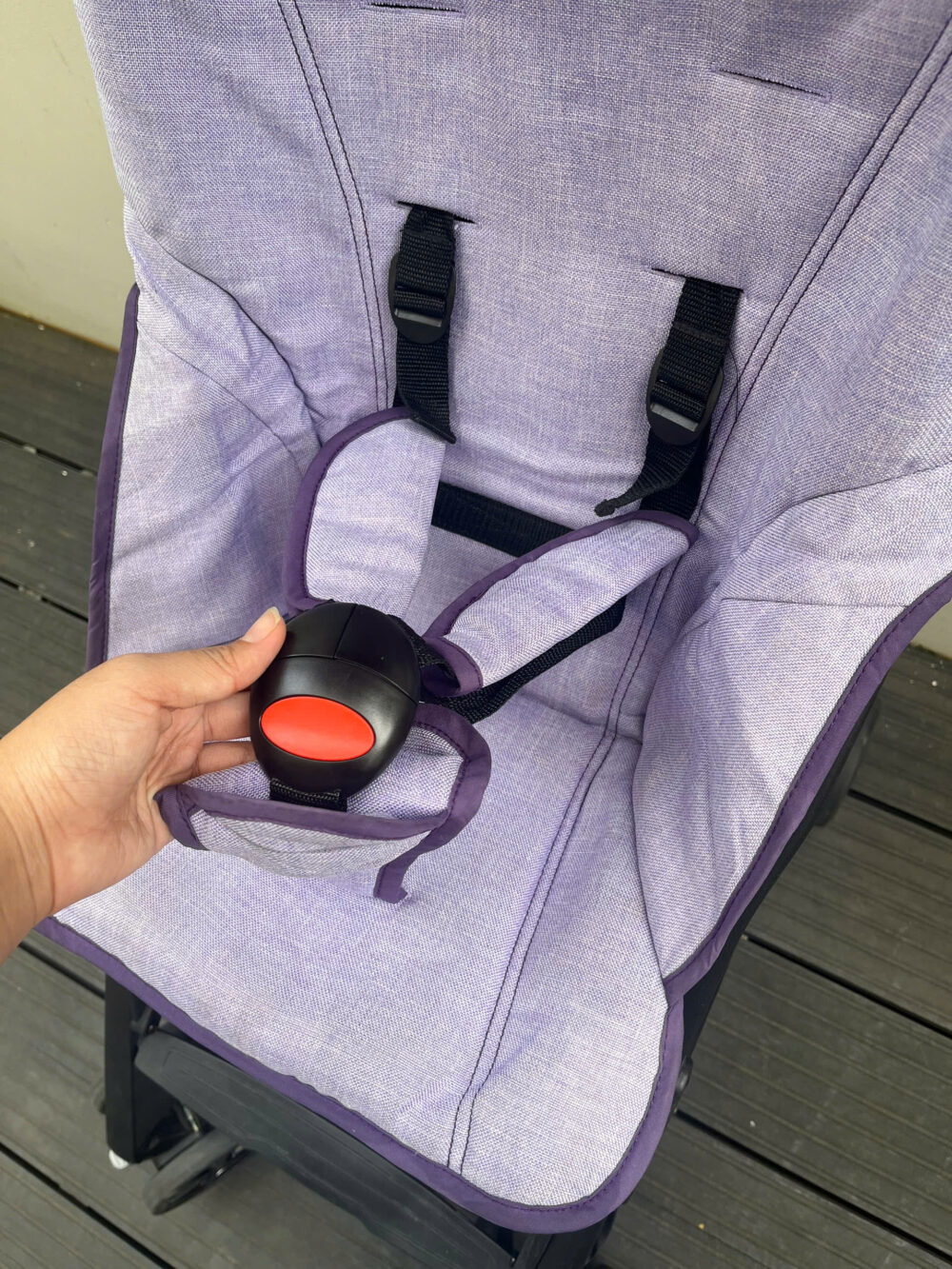Xe đẩy gấp gọn GB Pockit Air All Terrain màu tím (kèm balo đựng xe) - Ảnh 6