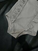 Đồ bơi H&M viền bèo nhún màu tím nhạt( size: 6/9m) tặng kèm váy hoa (size 0/3m) - Ảnh 4