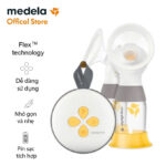 Máy hút sữa điện đôi Swing Maxi Medela kèm cup Momcozy ( no box) - Ảnh 9