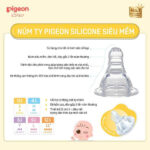 Bộ 3 bình sữa cổ hẹp thủy tinh Pigeon 240ml kèm 2 núm ti (size: 6m+,9m+) - Ảnh 4