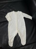 Set 2 bộ body dài Nous liên tất hồng trắng ( size: Newborn) - Ảnh 5