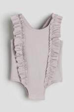 Đồ bơi H&M viền bèo nhún màu tím nhạt( size: 6/9m) tặng kèm váy hoa (size 0/3m) - Ảnh 7