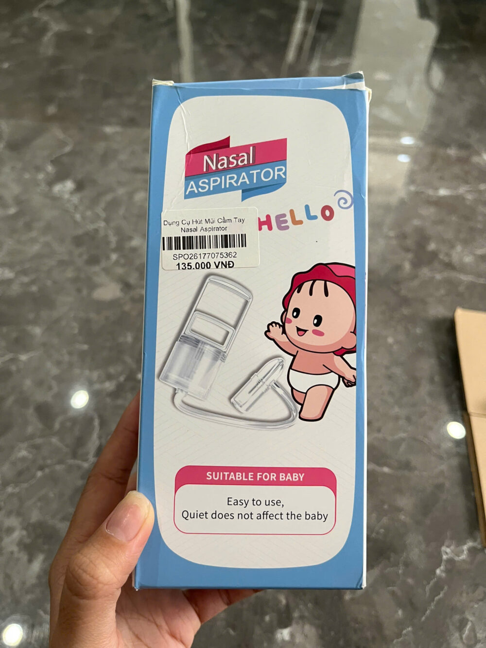 Dụng cụ hút mũi cầm tay Nasal Aspirator - Ảnh 5