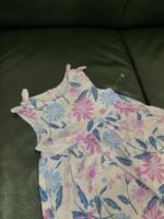 Váy xoè nơ Carter's hoạ tiết hoa kèm quần màu tím (size:12m) - Ảnh 4