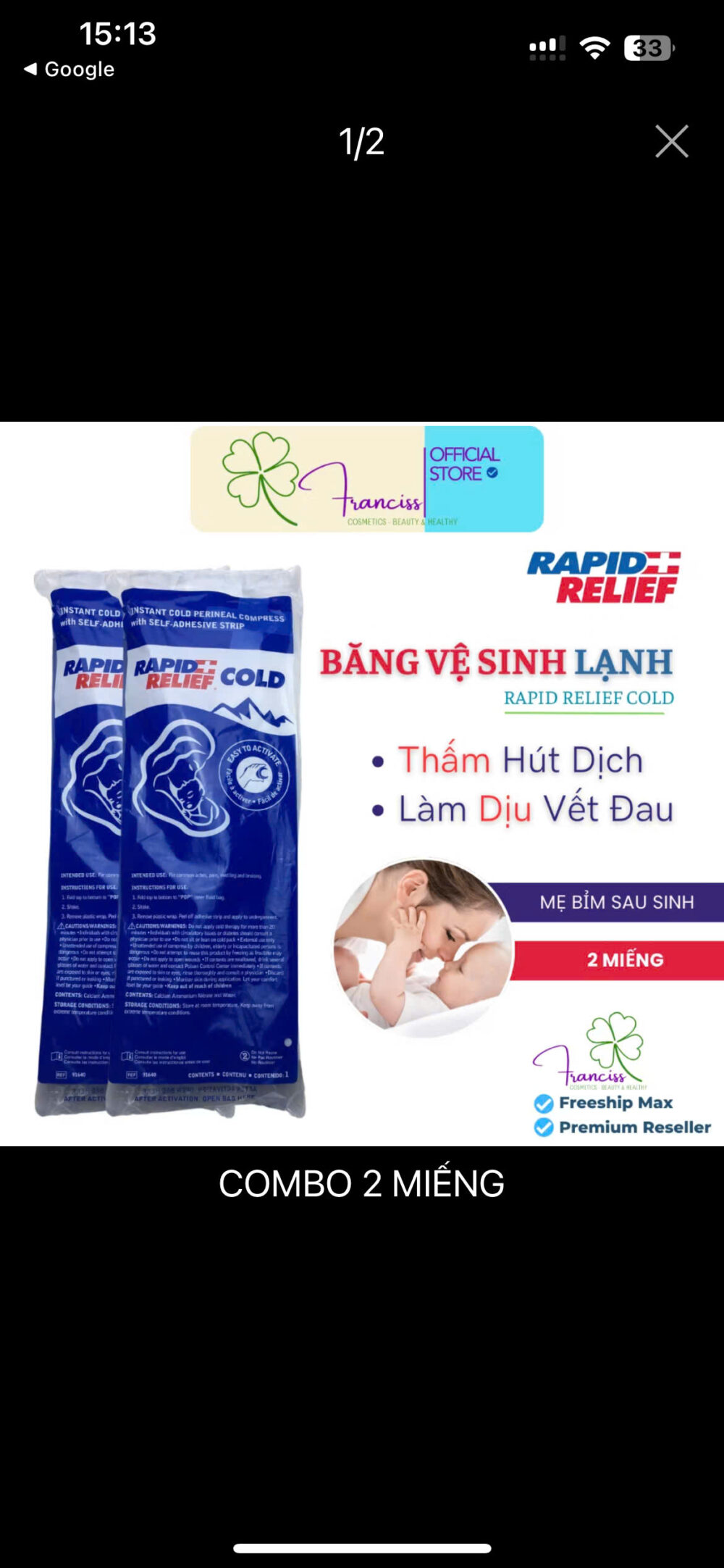 Xịt giảm đau tầng sinh môn Earth Mama tặng kèm 2 băng vệ sinh lạnh ( Nguyên seal) - Ảnh 6