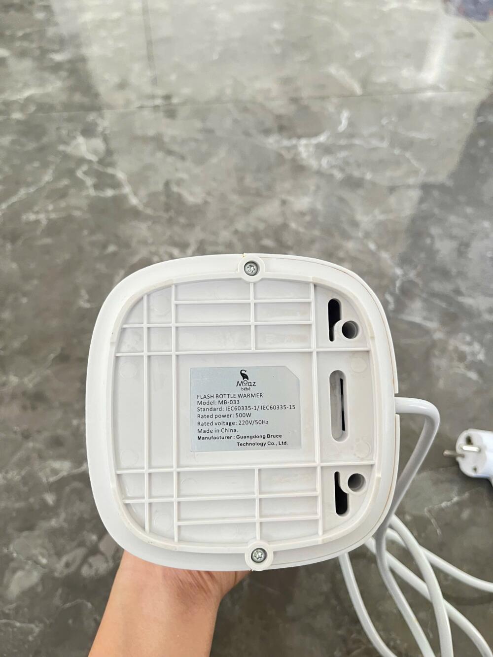 Máy hâm sữa siêu tốc Moaz Bebe MB033 ( no box) - Ảnh 5