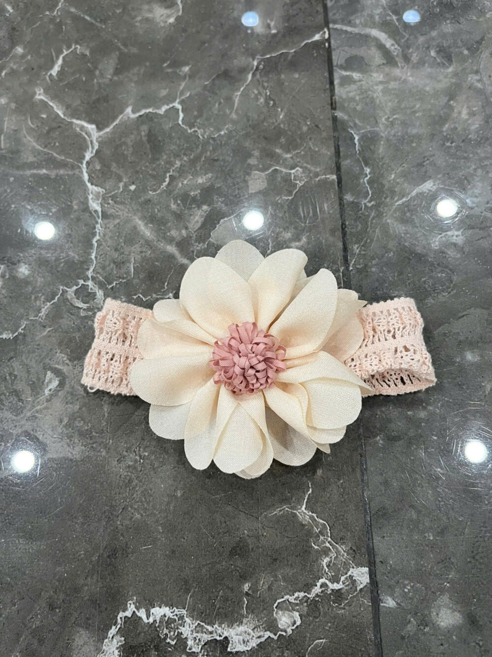 Set nơ mũ đội đầu và giày vải cho bé sơ sinh (no brand) - Ảnh 6