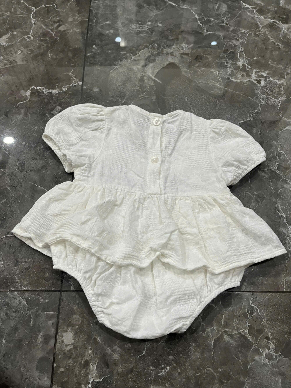 Set 2 bobysuit cánh tiên Jenny Vely mài hồng, trắng ( Size: 3 đến 6 tháng) - Ảnh 9