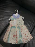 Váy sơ mi cotton hoạ tiết hoa Ralph Lauren kèm quần (size:9m+) - Ảnh 7