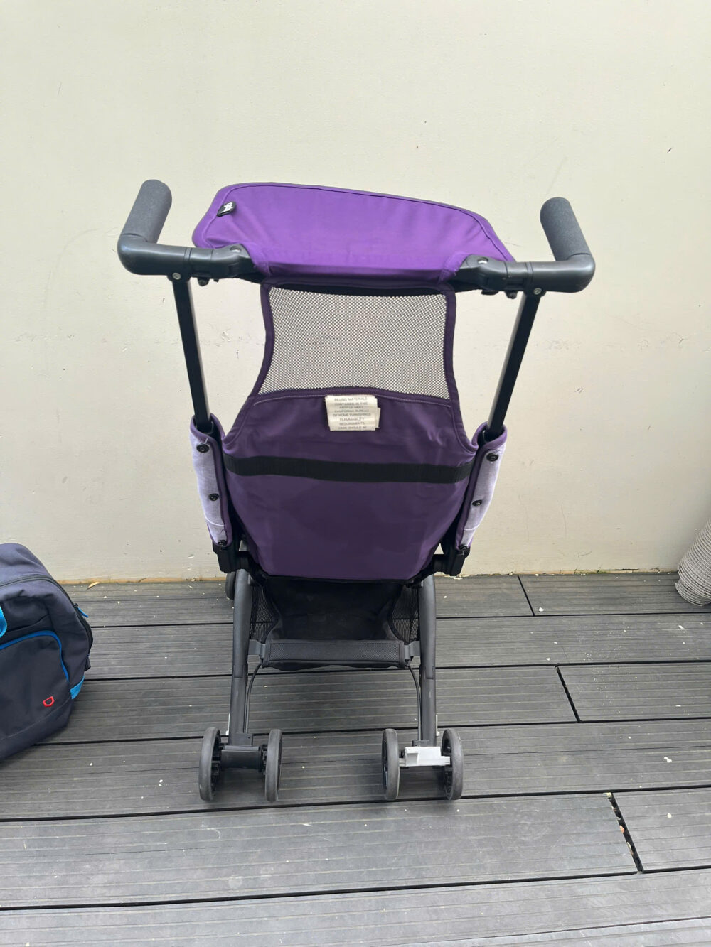 Xe đẩy gấp gọn GB Pockit Air All Terrain màu tím (kèm balo đựng xe) - Ảnh 13