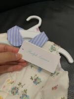 Váy sơ mi cotton hoạ tiết hoa Ralph Lauren kèm quần (size:9m+) - Ảnh 8