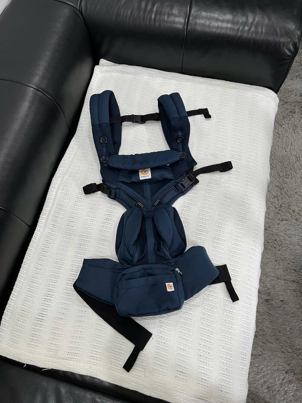 Địu cho bé Ergobaby Omni 360 Cool Air Mesh, Midnight Blue (no box) - Ảnh 7