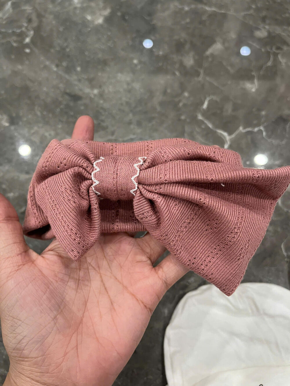 Set nơ mũ đội đầu và giày vải cho bé sơ sinh (no brand) - Ảnh 7