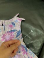 Váy xoè nơ Carter's hoạ tiết hoa kèm quần màu tím (size:12m) - Ảnh 7