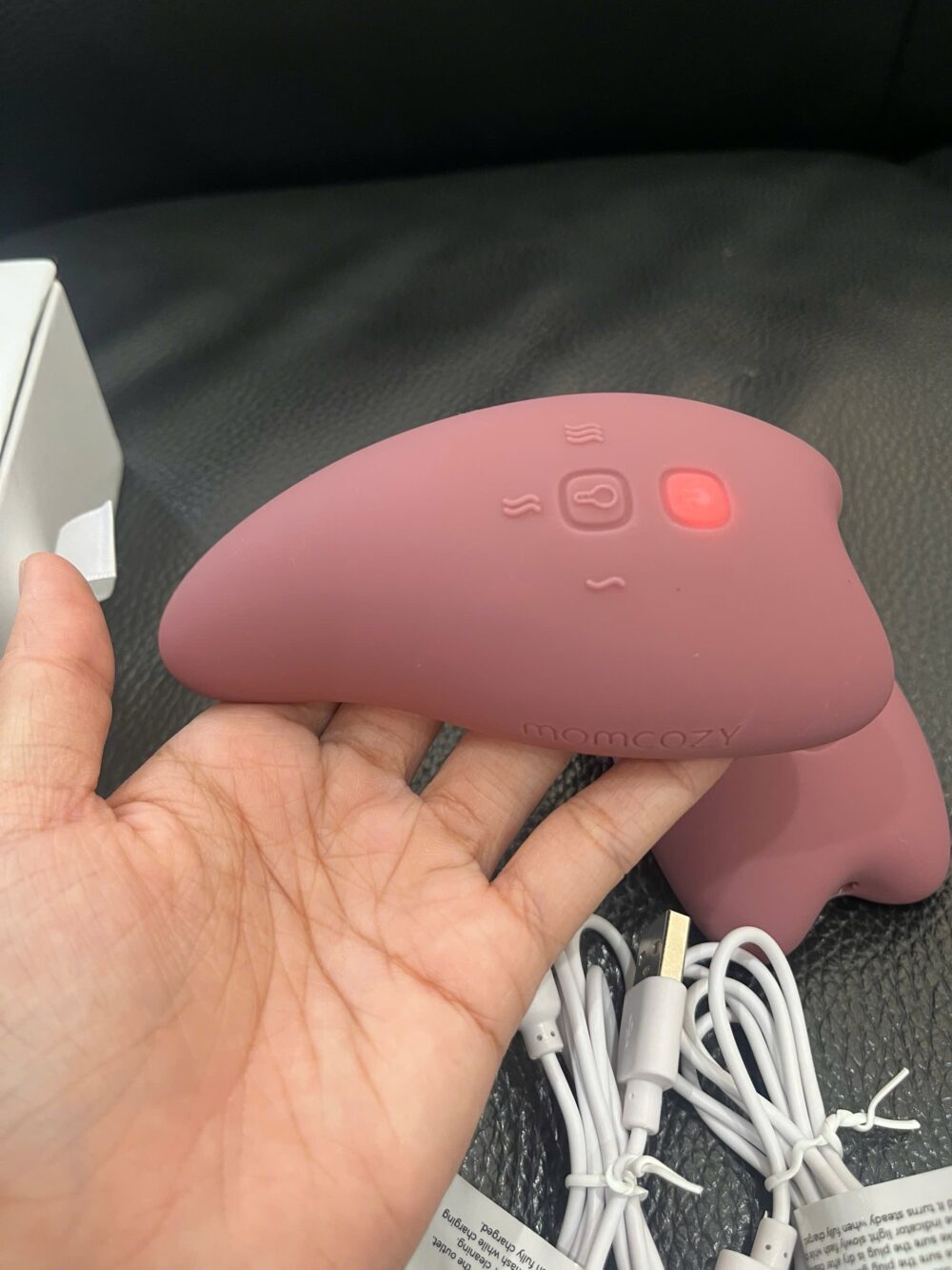 Máy massager ngực Momcozy (máy đôi) likenew còn BH - Ảnh 10