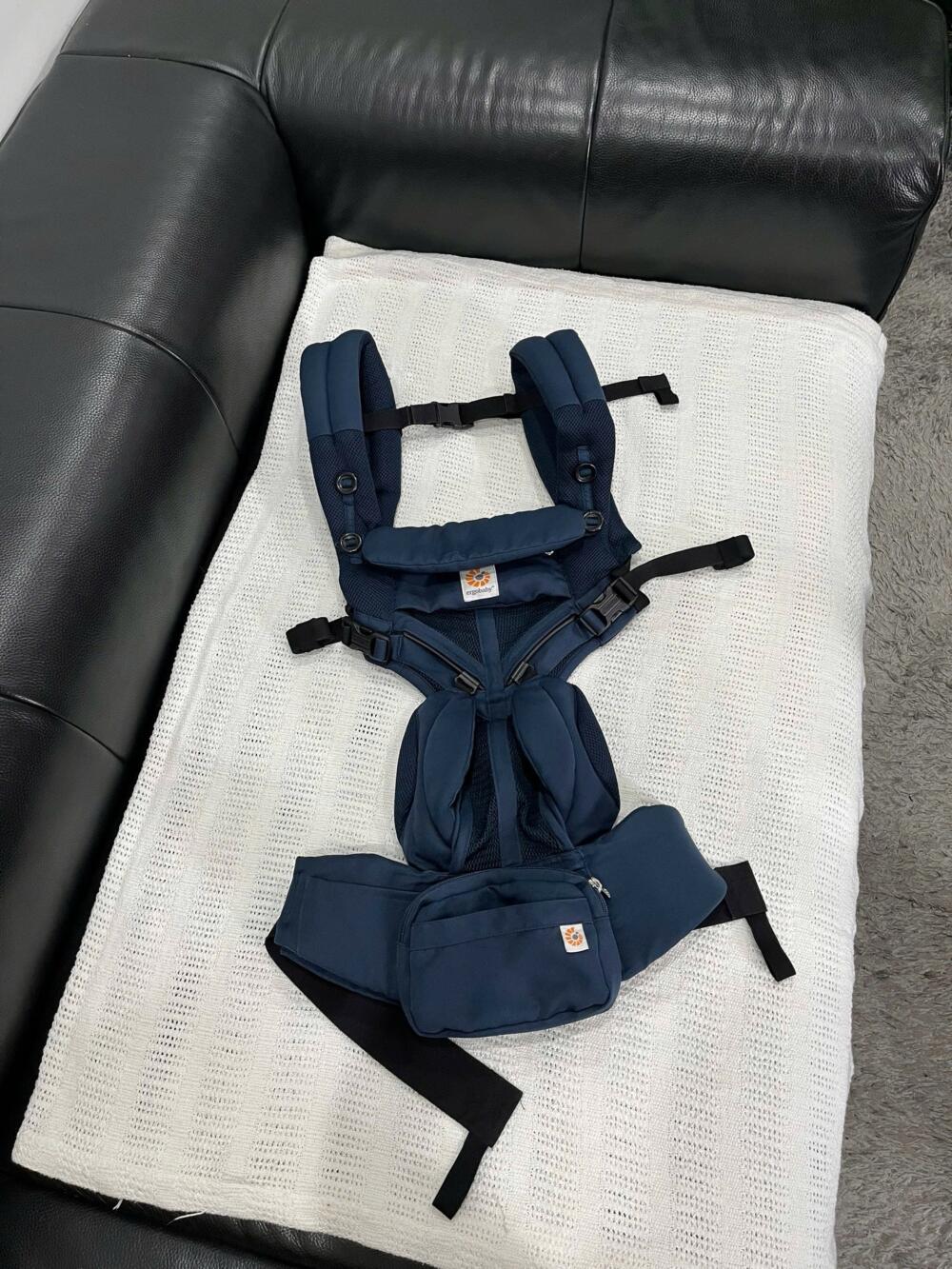 Địu cho bé Ergobaby Omni 360 Cool Air Mesh, Midnight Blue (no box) - Ảnh 12
