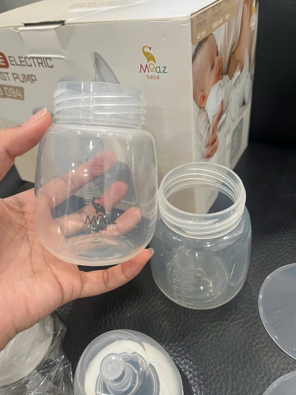 Máy hút sữa điện đôi Moaz Bebé MB-094 (likenew) - Ảnh 16