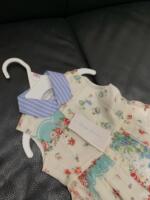 Váy sơ mi cotton hoạ tiết hoa Ralph Lauren kèm quần (size:9m+) - Ảnh 11