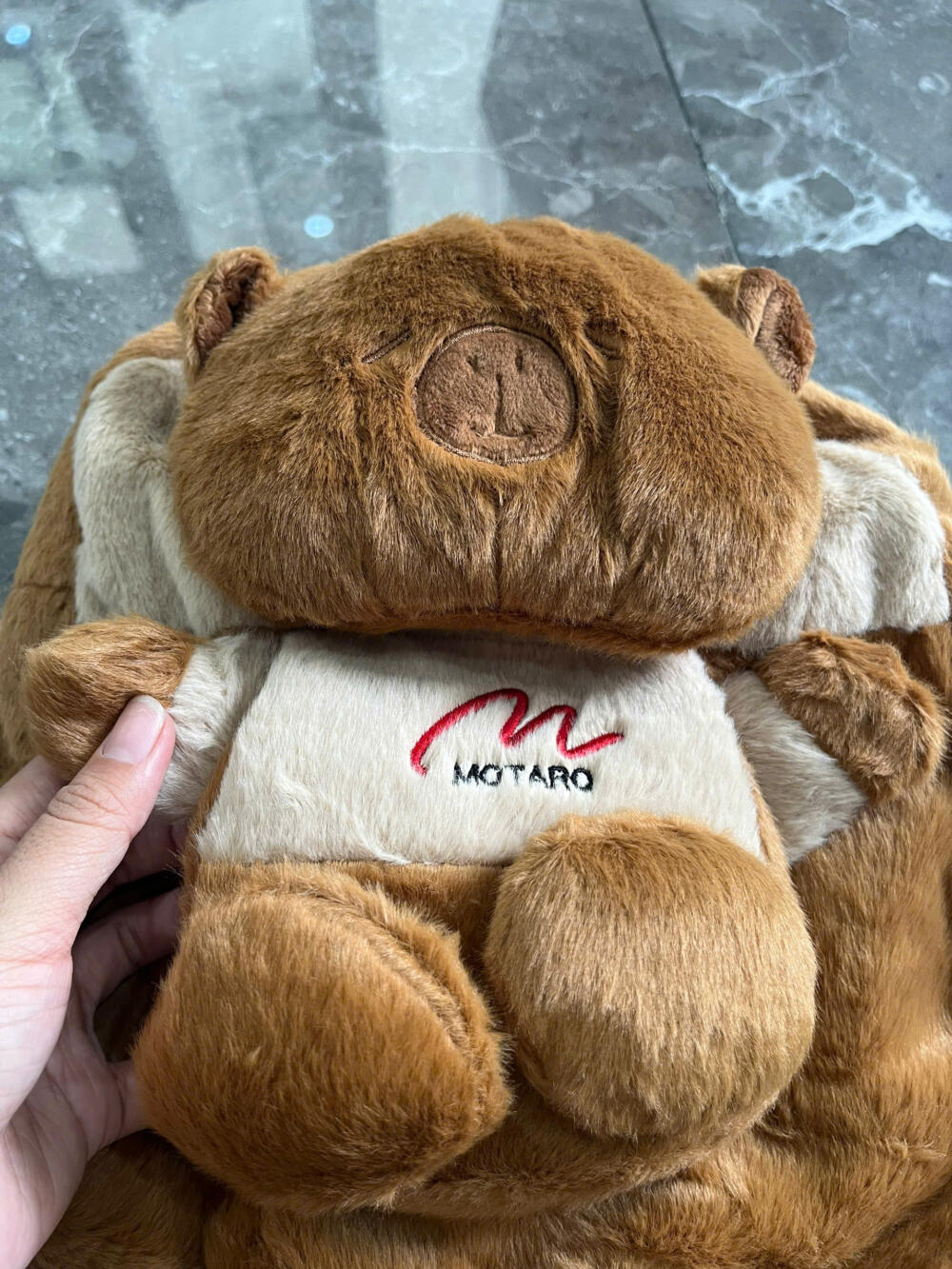 Balo capybara mini màu nâu - Ảnh 10