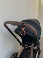 Xe đẩy Cybex priam màu đen khung Rosegold (còn tag) - Ảnh 15