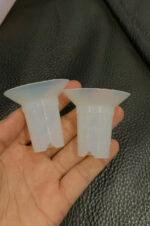 Phễu hút sữa silicone MiniPum màu hồng nhạt kèm phễu hạ size Mama's Choice size 19mm ( như mới,19mm) - Ảnh 7