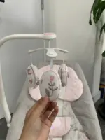 Ghế rung em bé Joie hoạ tiết hoa màu hồng phối xám ( sơ sinh đến 15kg ) - Ảnh 13