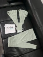 Địu Vải Em Bé Sling size flex plus màu xanh ( còn túi đựng) - Ảnh 11