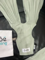 Địu Vải Em Bé Sling size flex plus màu xanh ( còn túi đựng) - Ảnh 2