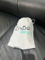 Địu Vải Em Bé Sling size flex plus màu xanh ( còn túi đựng) - Ảnh 10