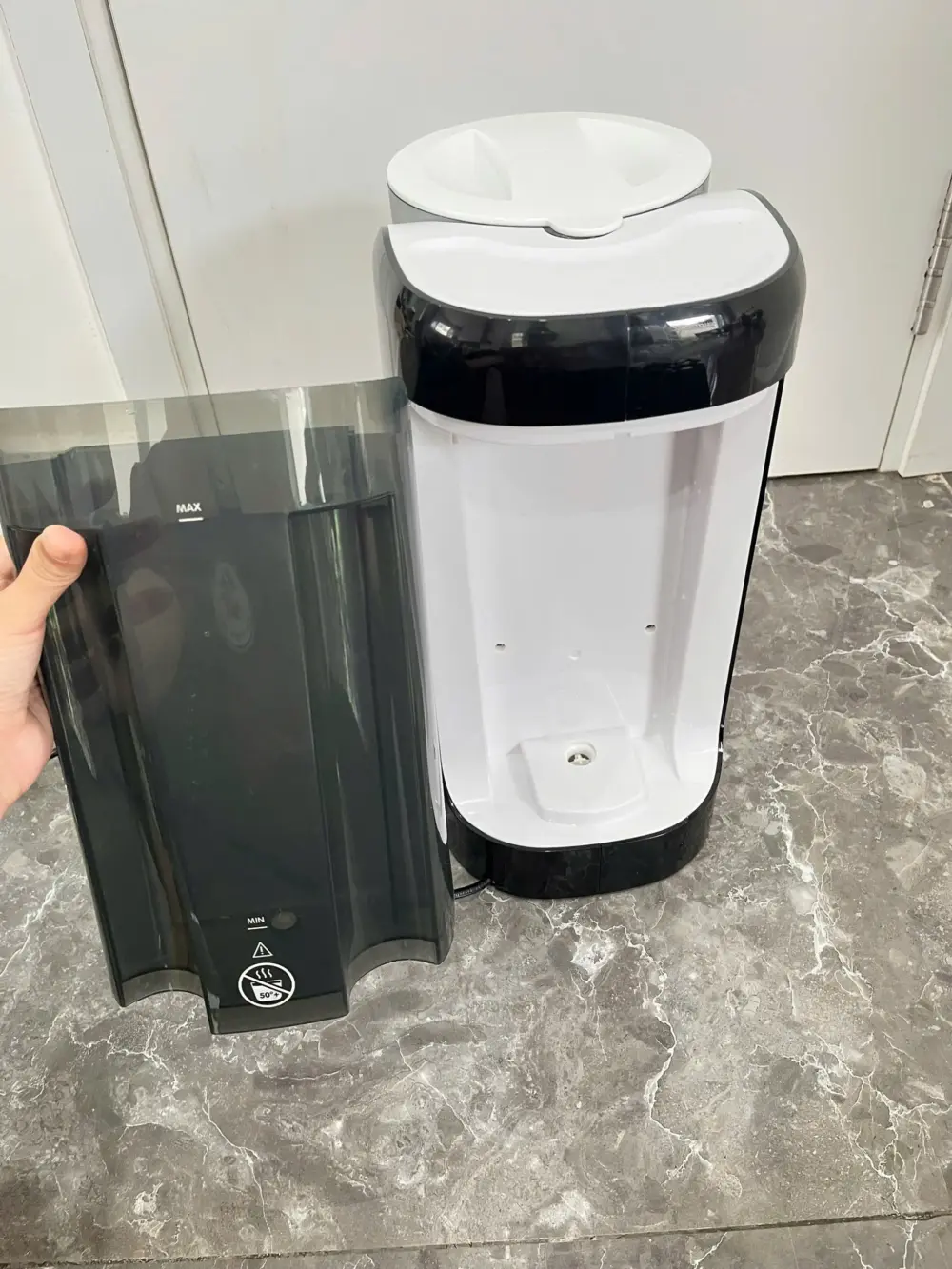 Máy pha sữa Baby Brezza Formula Pro Advanced Black/White ( full box) - Ảnh 3